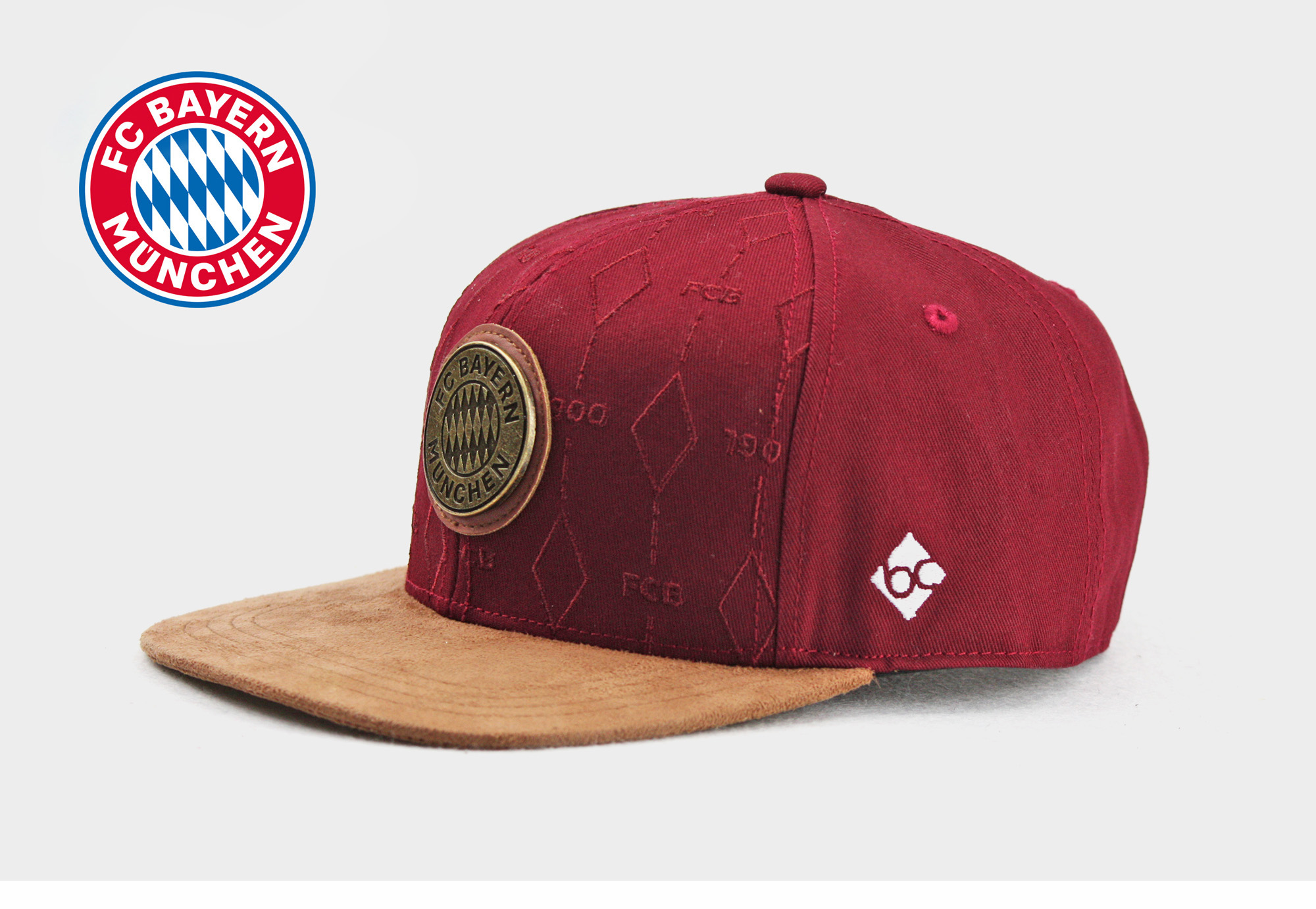 FC Bayern München Snapback Cap Emblem schwarz 