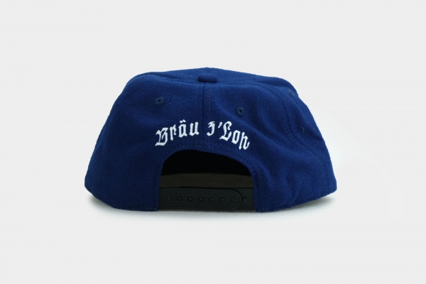 "Bräu z'Loh" - dunkelblau (Snapback)