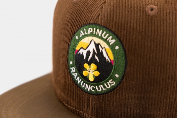 "Alpinum Ranunculus" - braun (Snapback)