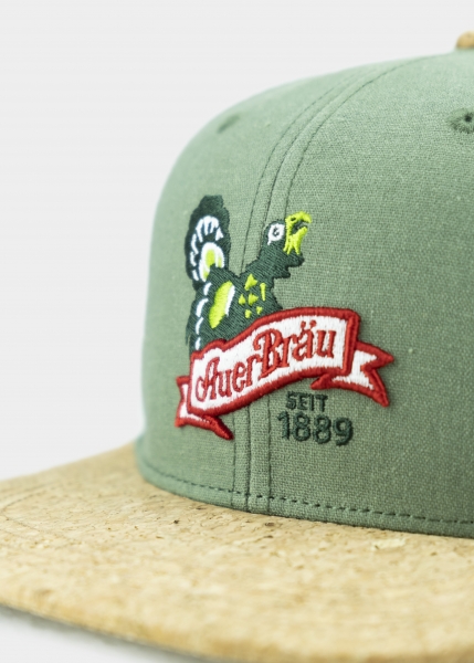 "AuerBräu" - dunkelgrün (Snapback)