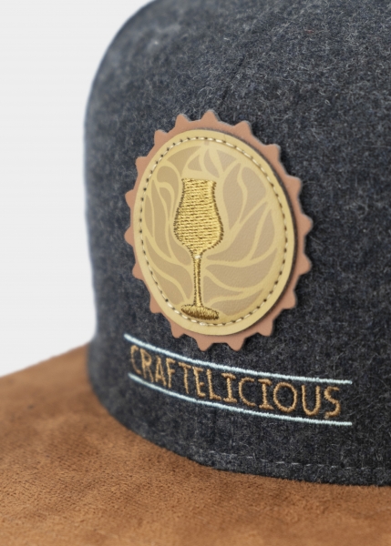 "Craftelicious" - dunkelgrau (Snapback)