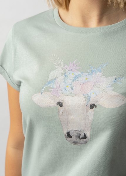 T-Shirt "Almabtrieb" - minze