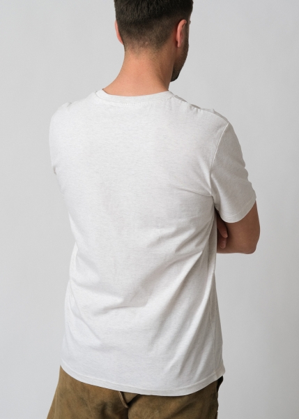 T-Shirt "Expresslieferdienst" - cremegrau