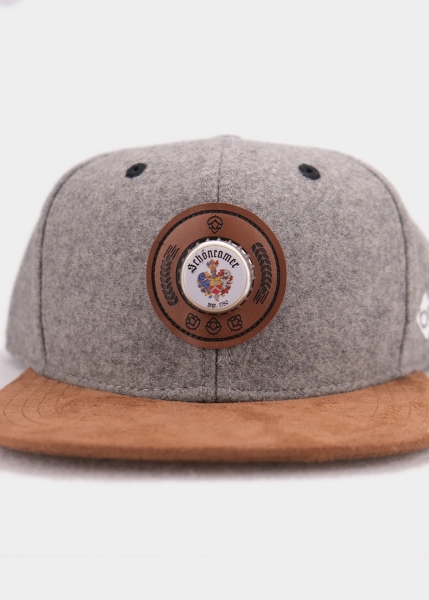 "Bierkrönung" - dunkelgrau (Snapback)