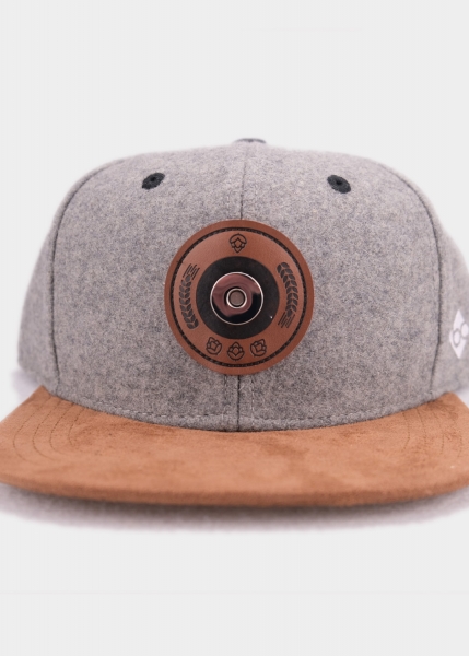"Bierkrönung" - dunkelgrau (Snapback)