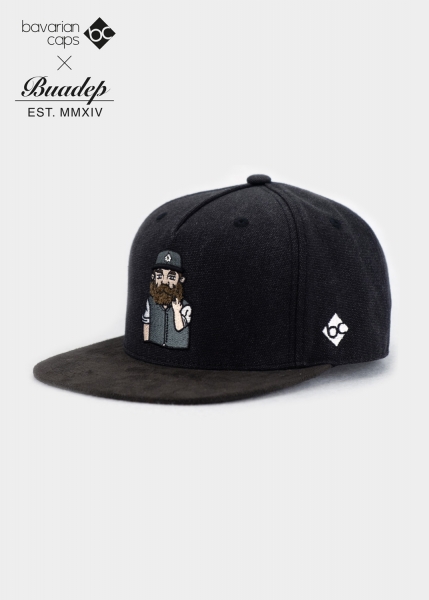 "BC x buadep: Grantler" - schwarz (Snapback)