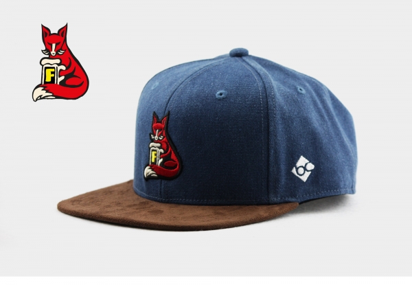 "Fuchsbeck" - blau (Snapback)