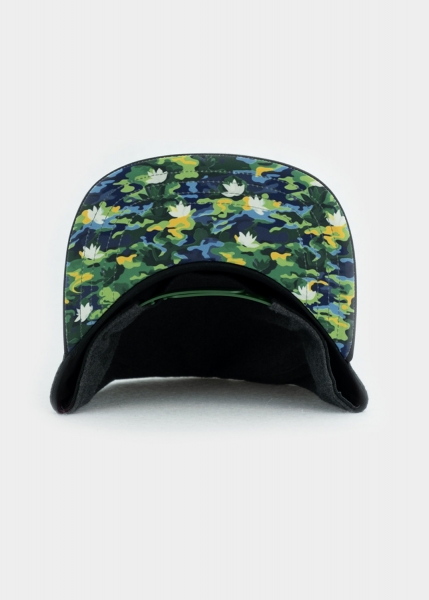 Cap "Karpfen Outdoor" - dunkelgrau (Snapback)