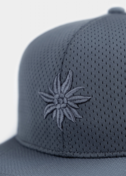 Cap "Edelweiß Sportfit" - dunkelgrau (Snapback)