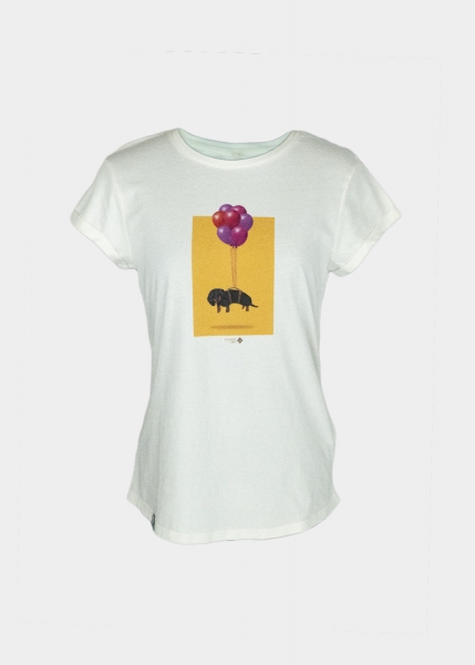 T-Shirt "Dackelexpress" - weiß