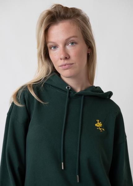 Hoodie "Peanuts: Ned mid mir" - dunkelgrün