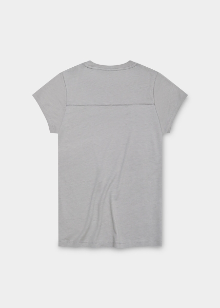 T-Shirt "Edelweiß Sommerfrische" - grau (Damen)