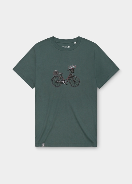 T-Shirt "Expresslieferdienst" - dunkelgrün (Damen)