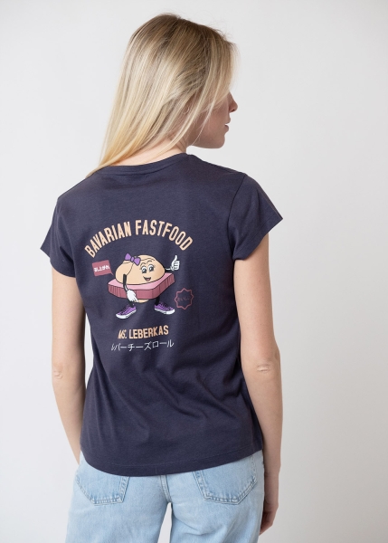 T-Shirt "Ms. Leberkas" - anthrazit
