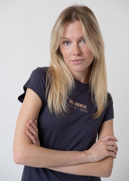 T-Shirt "Ms. Leberkas" - anthrazit