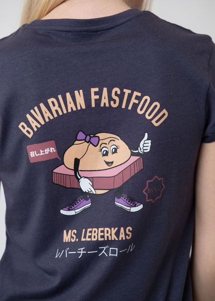 T-Shirt "Ms. Leberkas" - anthrazit