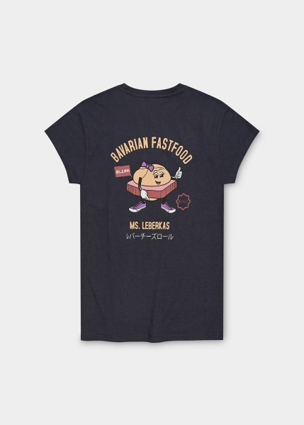 T-Shirt "Ms. Leberkas" - anthrazit