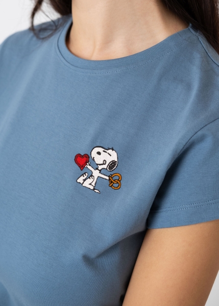 T-Shirt "Peanuts: Snoopy" - dunkelblau