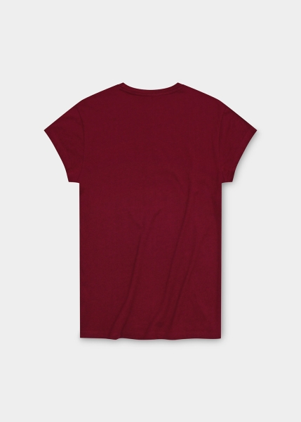 T-Shirt "Pippi Langstrumpf" - weinrot