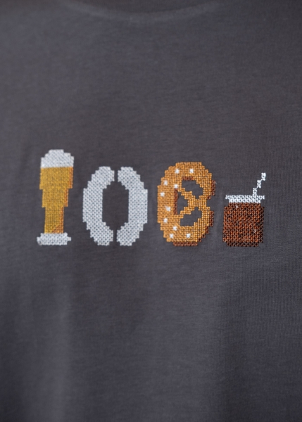 T-Shirt "Weißwurschtfrühstück" - anthrazit