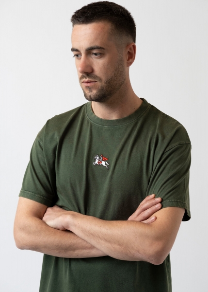 Retro-Shirt "Erl-Bräu" - dunkelgrün