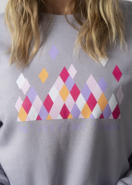 Sweater "Gipfelzauber" - lavendel