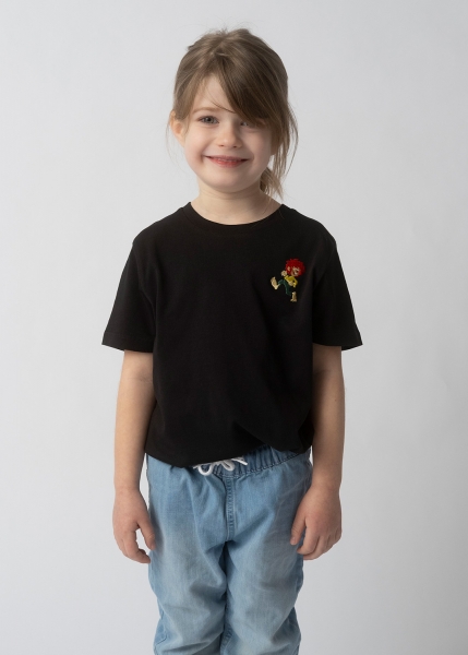 T-Shirt "Grantig by nature" - schwarz (Kinder)