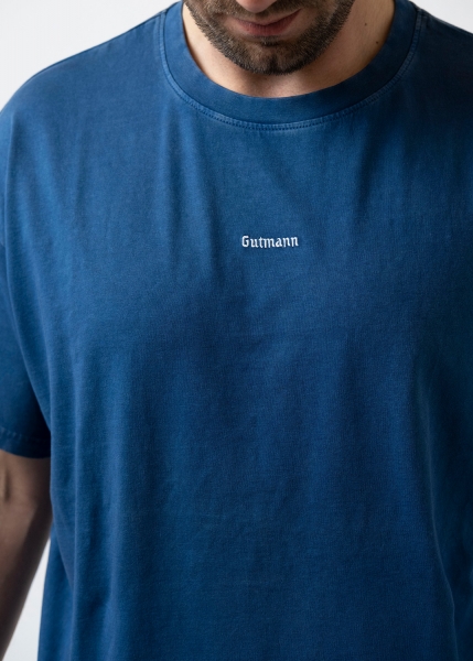 Retro-Shirt "Gutmann" - dunkelblau