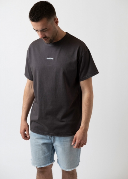 Retro-Shirt "Hacklberg" - schwarzgrau