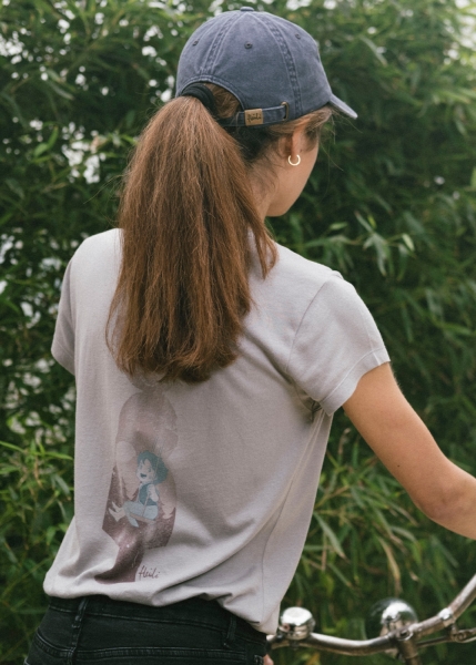 T-Shirt "Alpenkind" - hellgrau