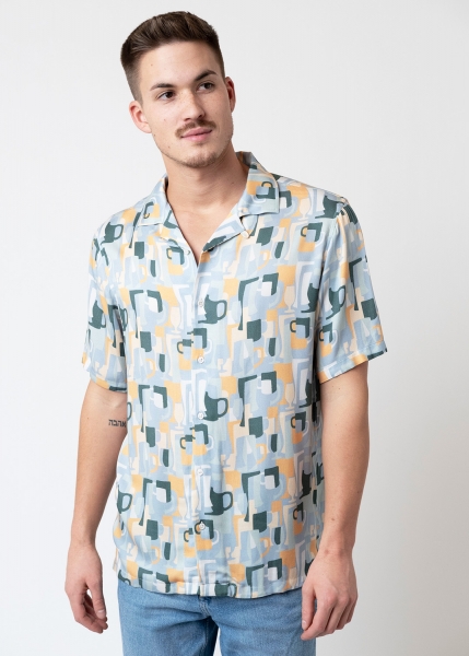 Shirt "Biergläser" - multicolor