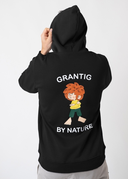 Hoodie "Grantig by nature" - schwarz, v2