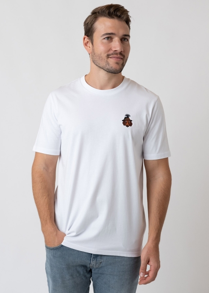 T-Shirt "Monsieur Waldi" - weiß