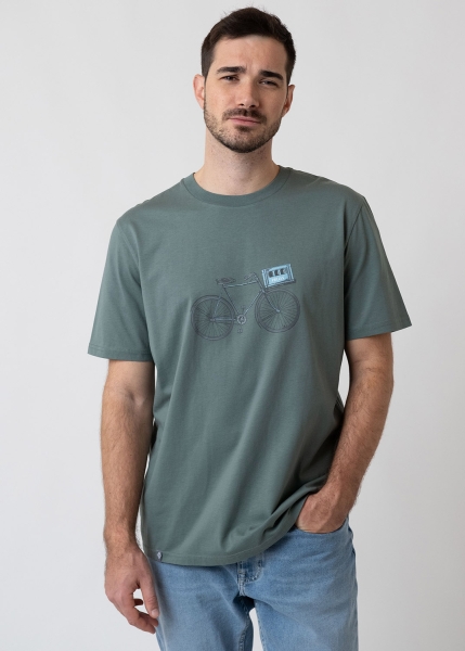 T-Shirt "Expresslieferdienst" - dunkelgrün