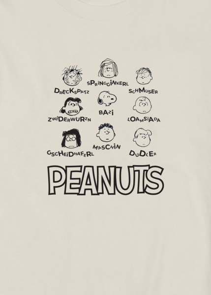 T-Shirt "Peanuts: Grantlers" - altweiß