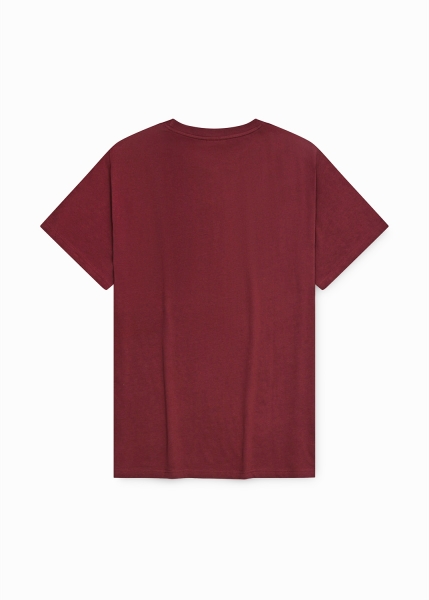 T-Shirt "Peanuts: Prost, Snoopy" - dunkelrot