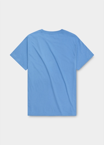 T-Shirt "Peanuts: Radln" - blau