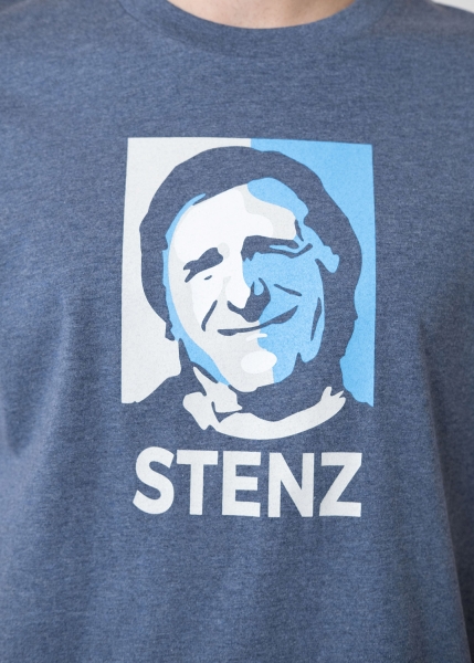 T-Shirt "Stenz" - dunkelblau