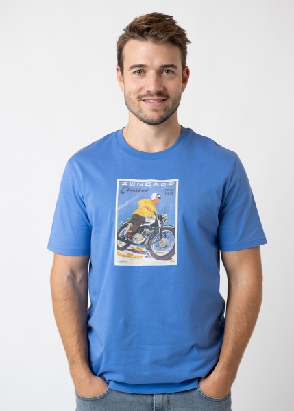 T-Shirt "Zündapp Elastic" - blau