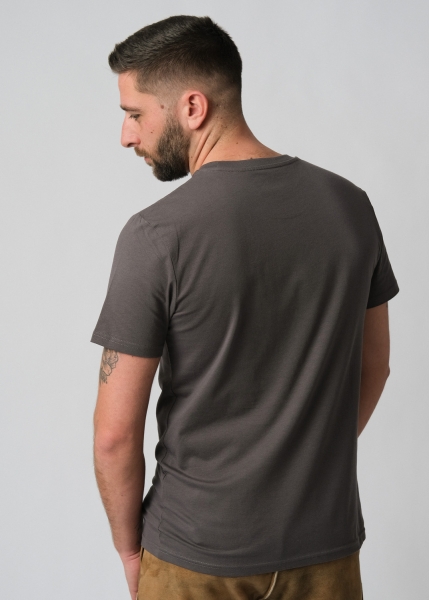 T-Shirt "Homo Bavaricus" - dunkelgrau