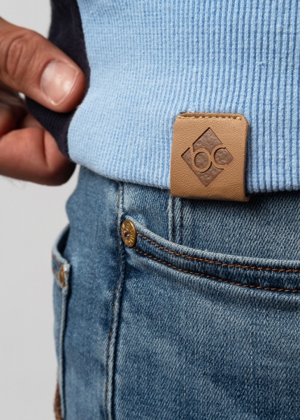 Hoodie "1860 Löwe" - marine/hellblau