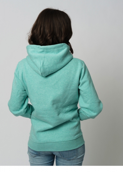 Hoodie "Edelweiß" - grün