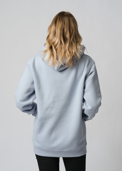 Hoodie "Edelweiß" - hellblau