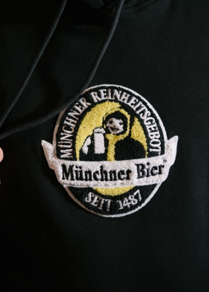 Hoodie "Münchner Bier" - schwarz