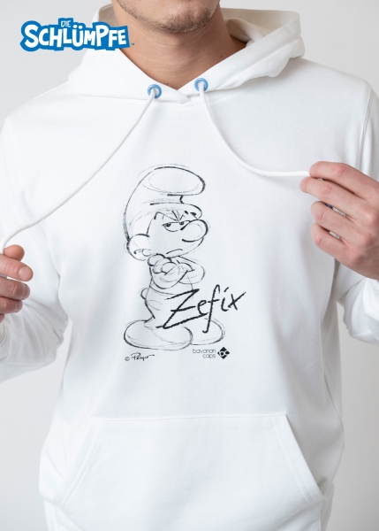 Hoodie "Muffi, Zefix" - weiß