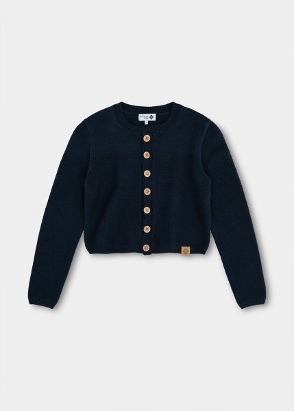 Strickjackerl "Ida" - dunkelblau