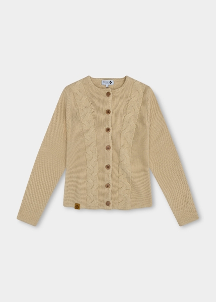Strickjacke "Martha" - hellbraun