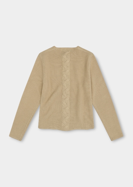 Strickjacke "Martha" - hellbraun