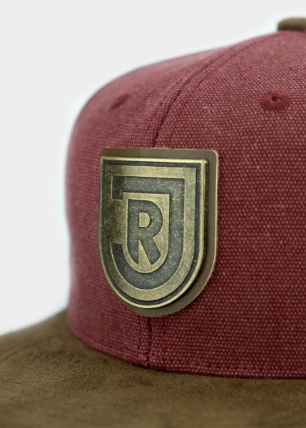 Cap "Jahn Regensburg" - dunkelrot (Snapback)