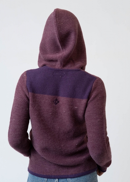 Strickjanker "Tessa" - dunkelrot